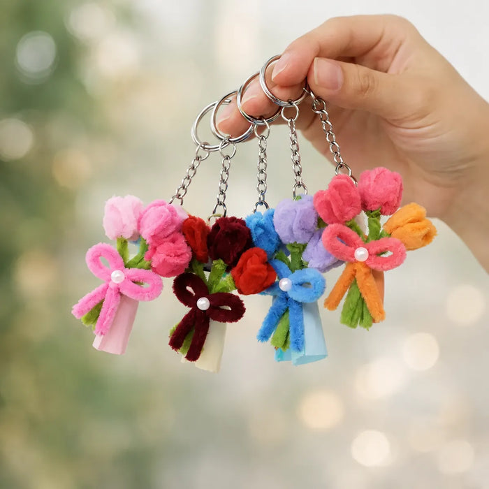 Multicolor Keychain  For Decorative Accessory