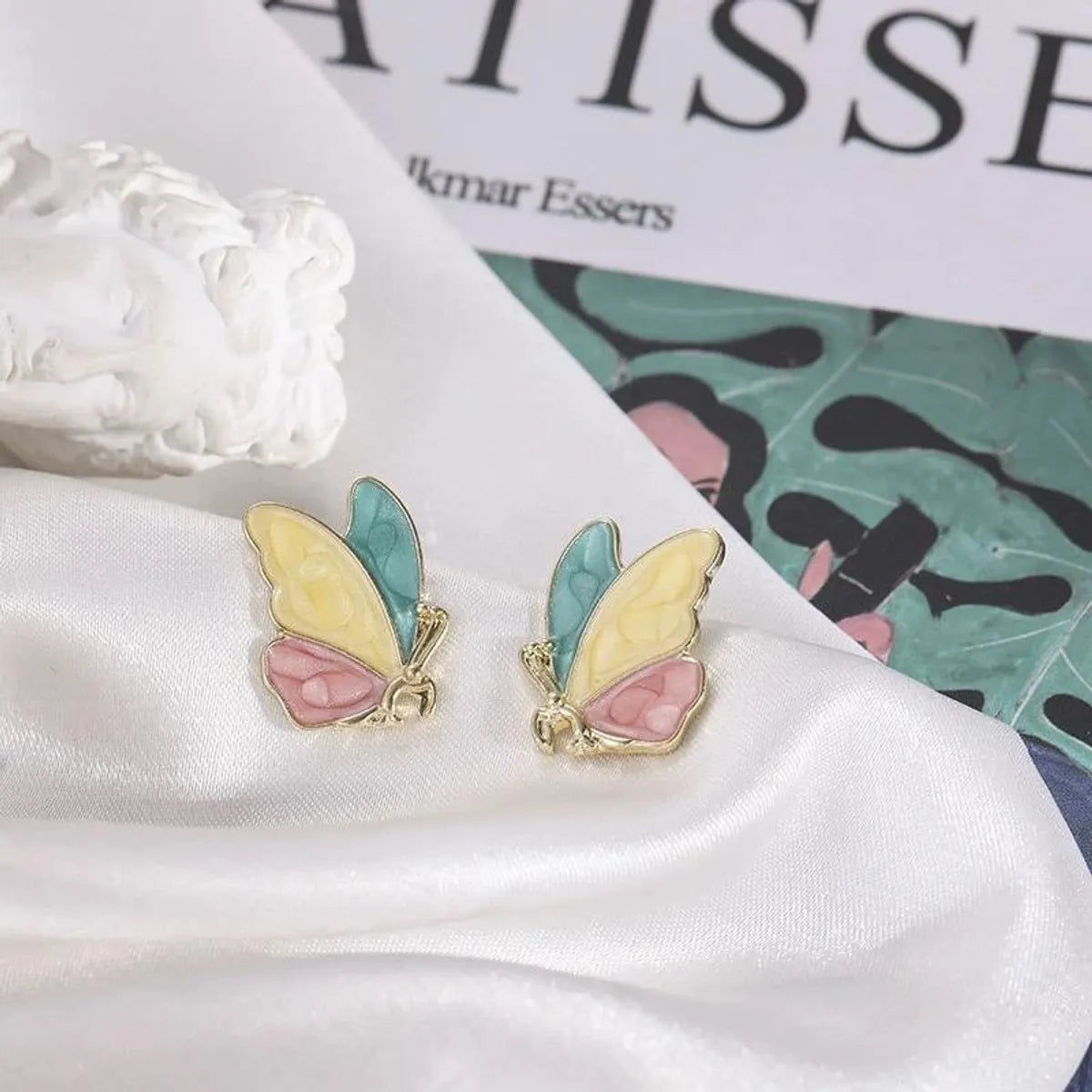 Multicolor Stud Earrings  For Women