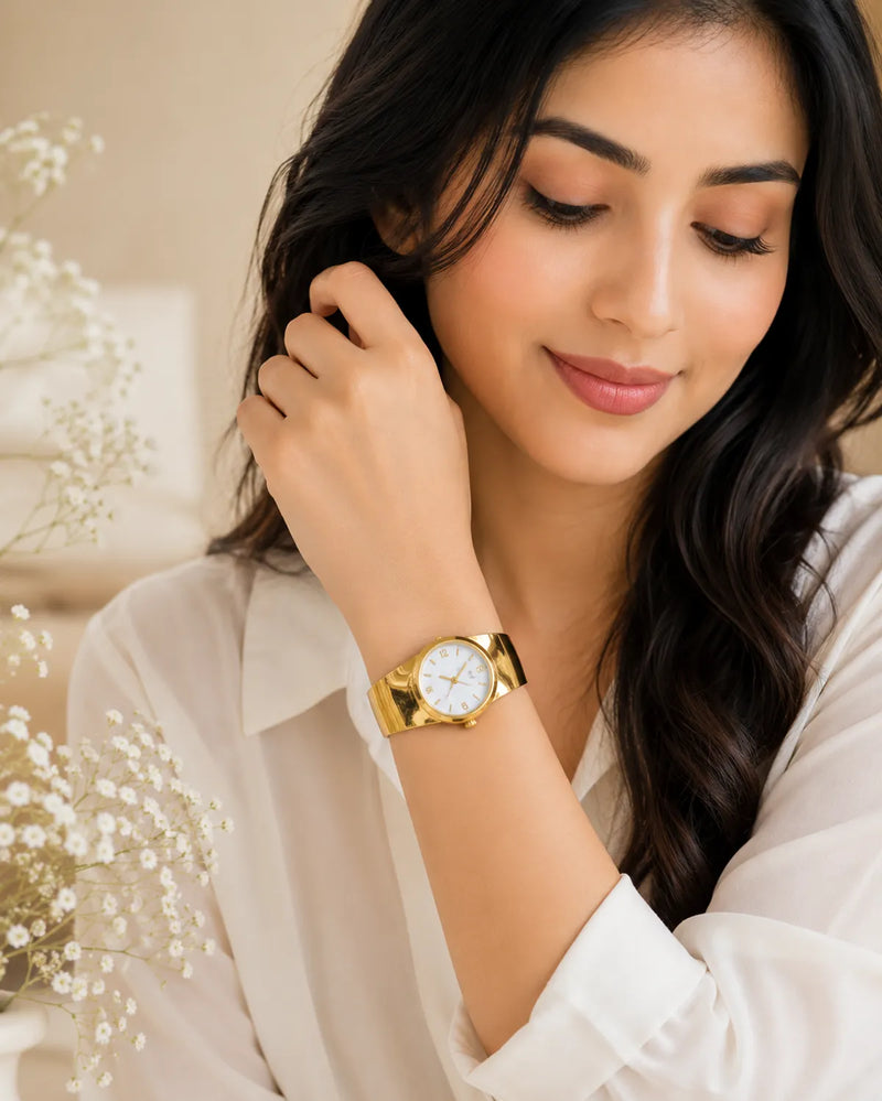 Gold Watch  For Women