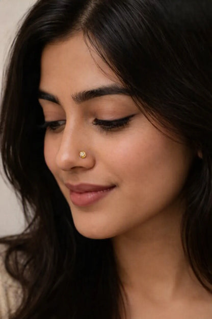 Gold Nose Pin  For Women