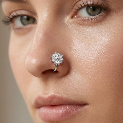 Silver Nose Ring  For Women