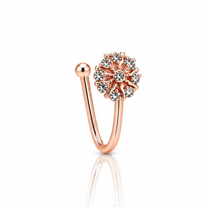 Rose Gold Nose Pin  For Women