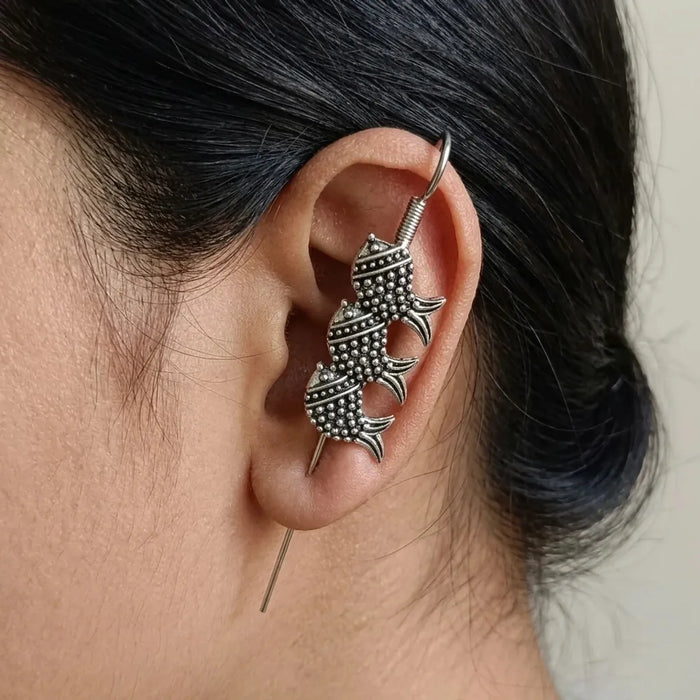Silver Threader Earrings  For Women