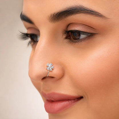 Silver Nose Ring  For Women