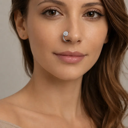 Silver Nose Ring  For Women