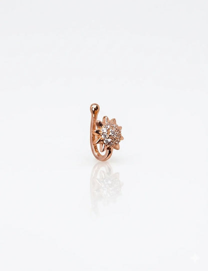 Rose Gold Nose Pin  For Women