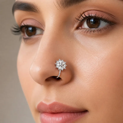 Silver Nose Ring  For Women