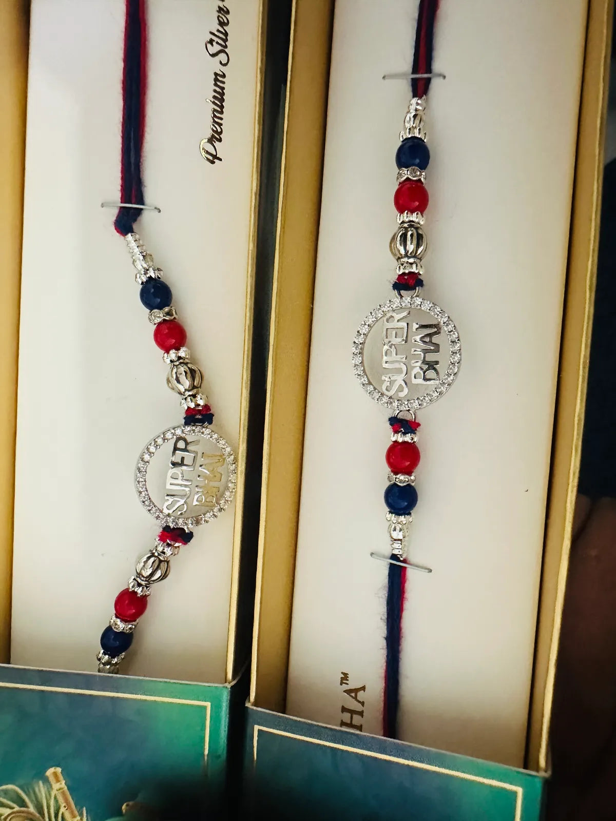 925 Sterling Silver Jewellery| Multicolor Rakhi  For Brother