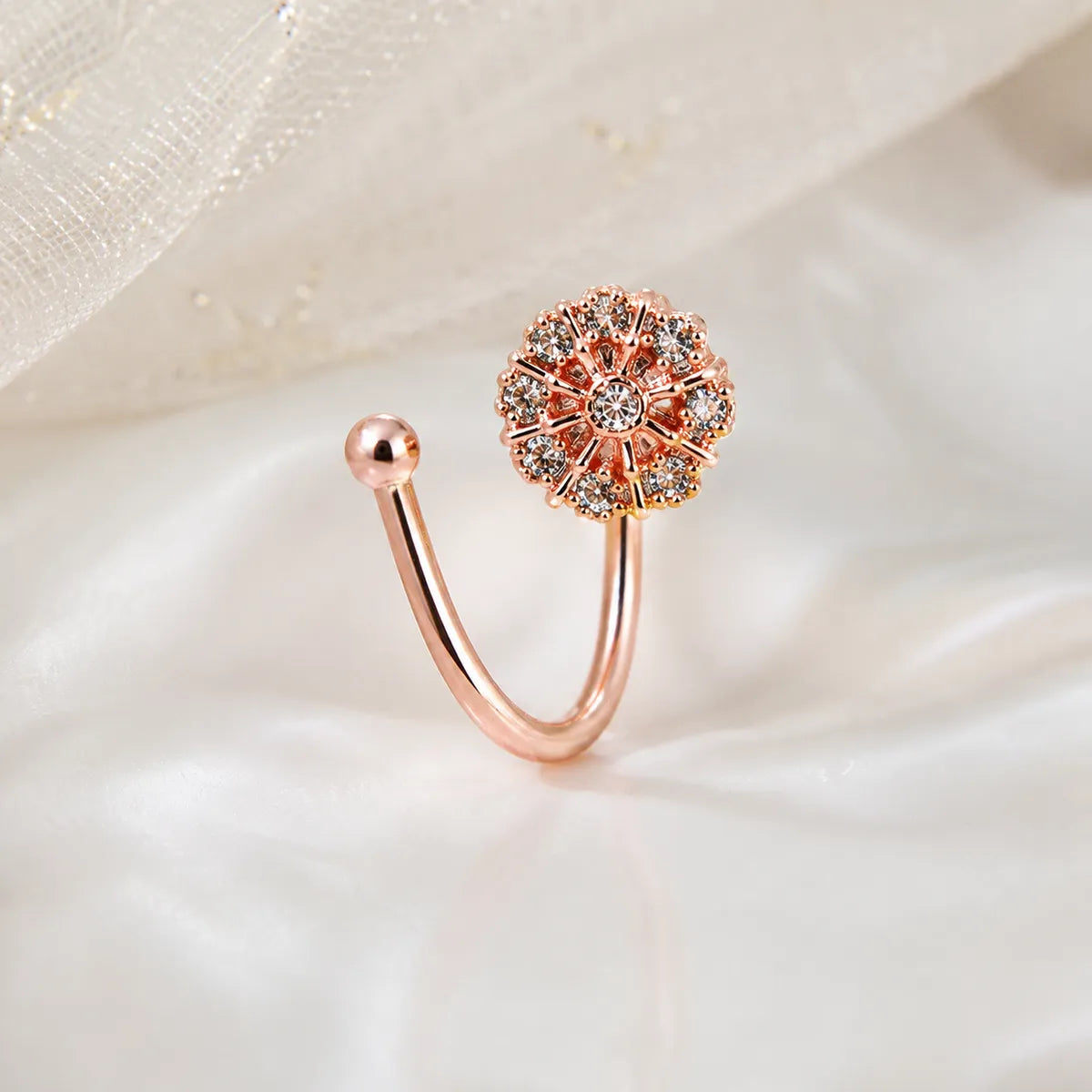 Rose Gold Nose Pin  For Women