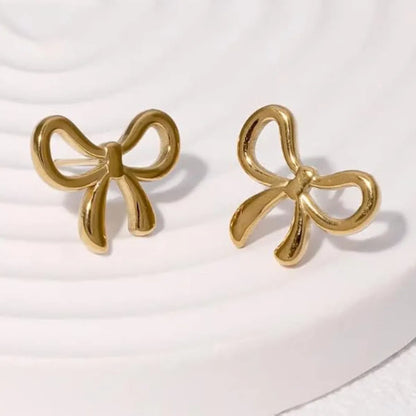 Gold Stud Earrings  For Women