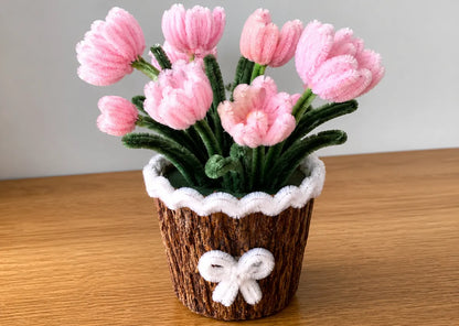 Rose Floral Decorative Vase  For Home Decor