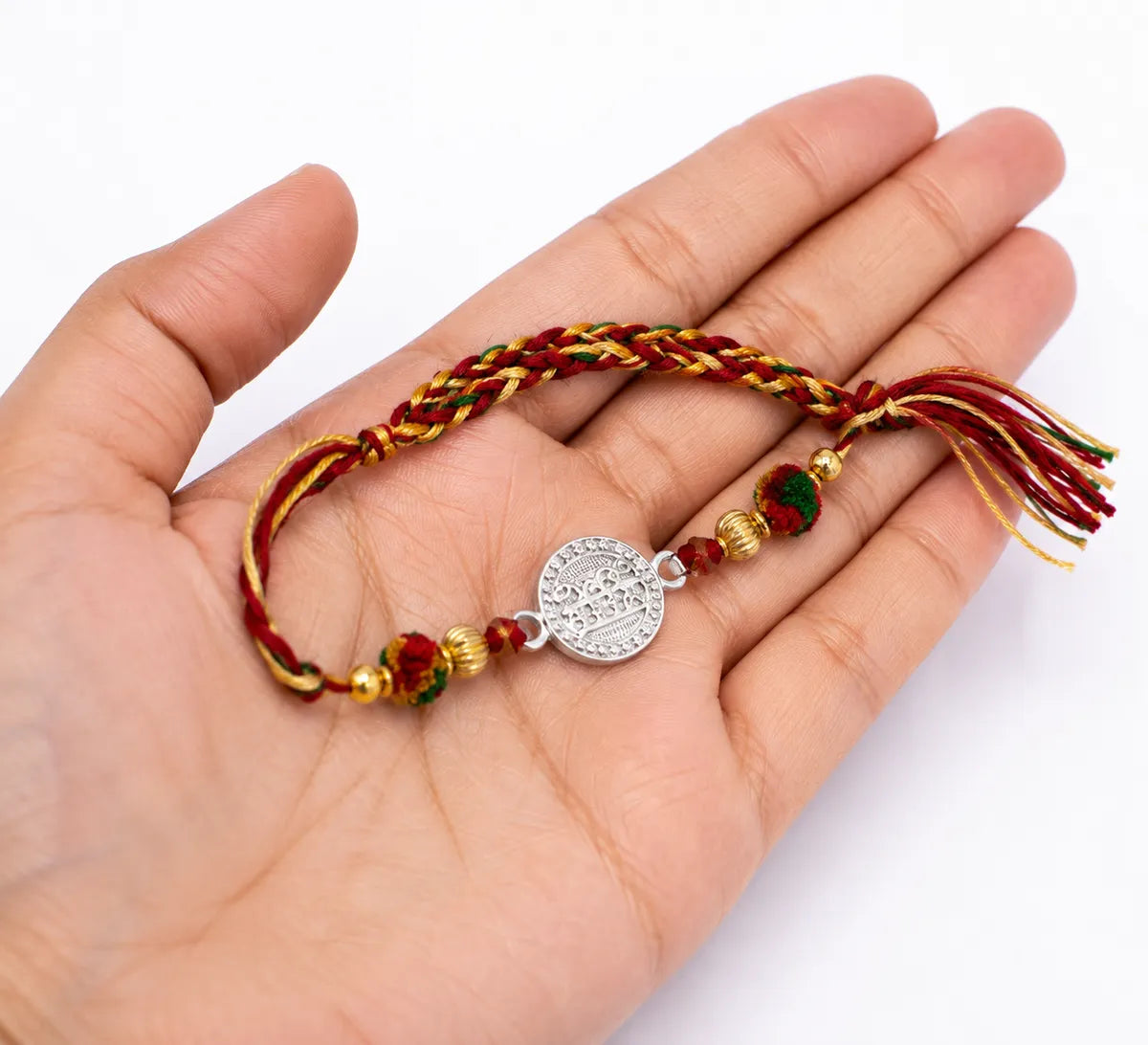 925 Sterling Silver Jewellery| Multicolor Rakhi  For Brother