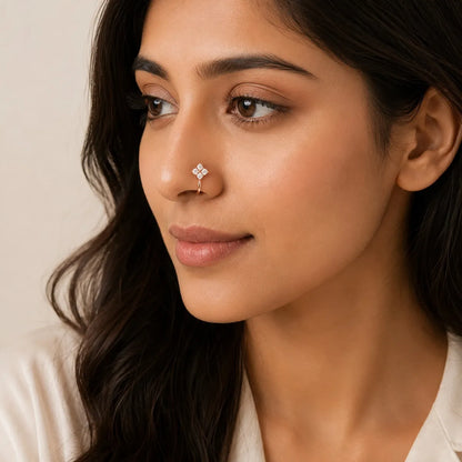 Rose Gold Nose Ring  For Women